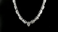 47.63 Carats Lab Grown Diamond 14K Gold Necklace