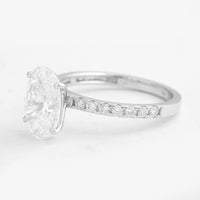 2.85 Carats Lab Grown Diamond 14K Gold Ring