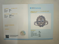 3.17 Carats Lab Grown Diamond 14K Gold Ring
