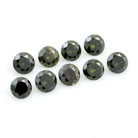 0.81 Green Diamond Round Loose Gemstone