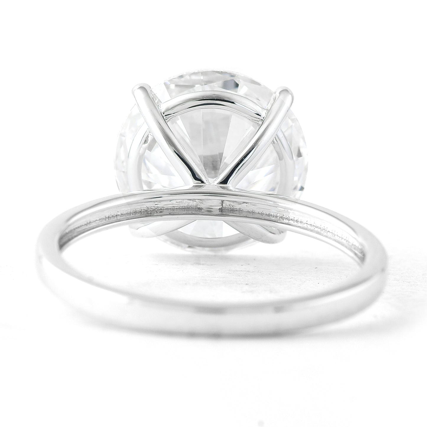 6.06 Carats Lab Grown Diamond 14K Gold Ring