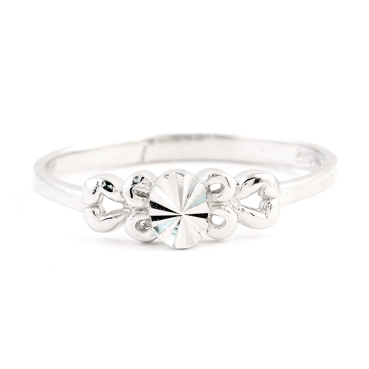 0.00 Ct Plain 925 Sterling Silver Ring