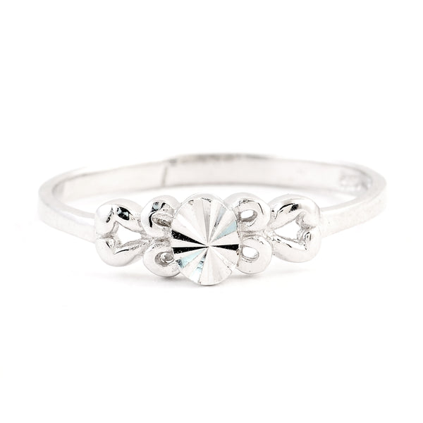 0.00 Ct Plain 925 Sterling Silver Ring