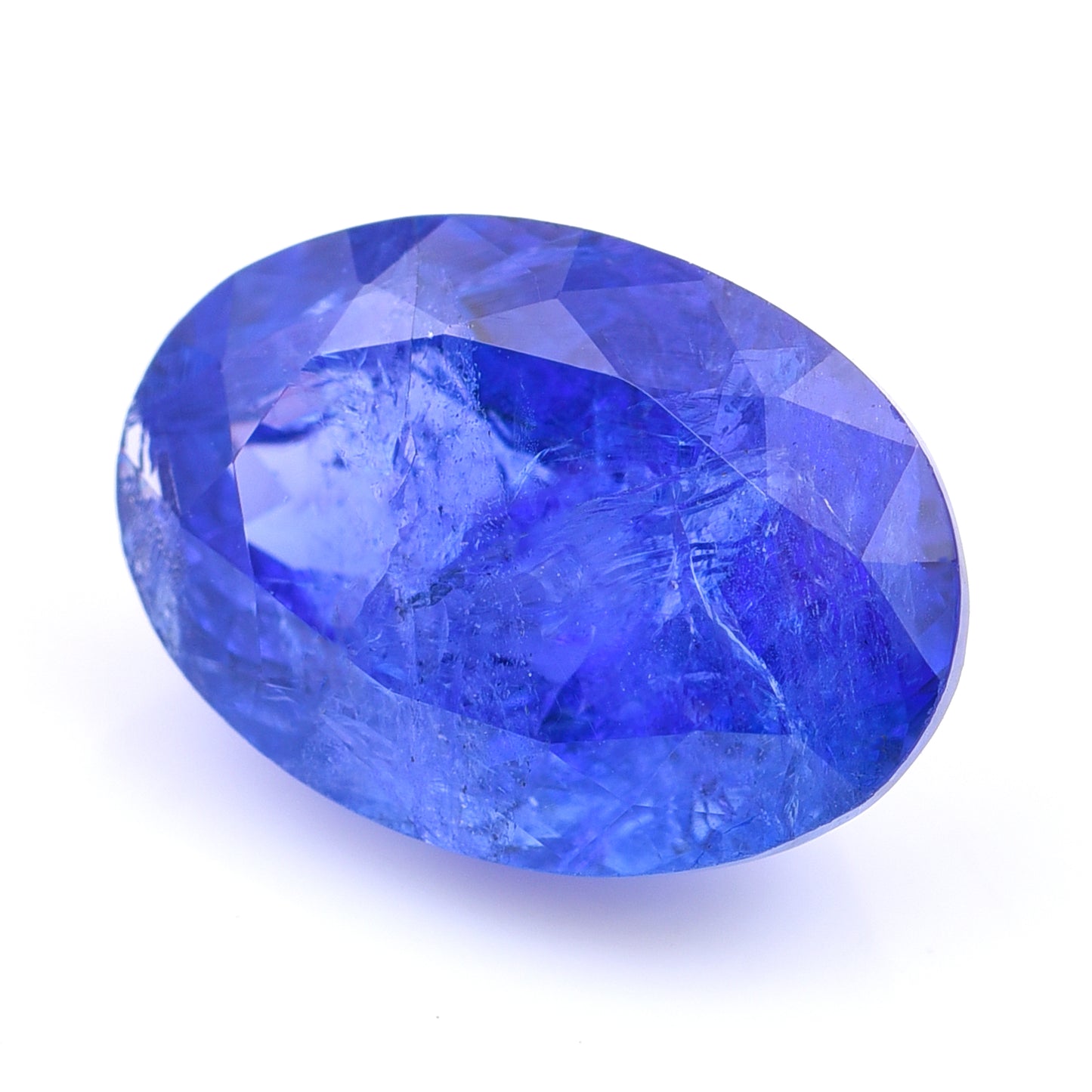 7.29 Natural Zoisite Tanzanite Oval Mixed Cut Gemstone