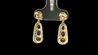 2.15 Ct Oval Tourmaline 14K Gold Earrings