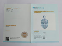 3.04 Carats Lab Grown Diamond 14K Gold Pendant