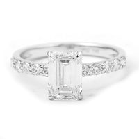 2.31 Carats Lab Grown Diamond 14K Gold Ring