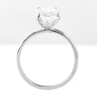 3.00 Carats Lab Grown Diamond 950 Platinum Ring