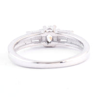 1.12 Ct Cubic Zirconia 925 Sterling Silver Ring