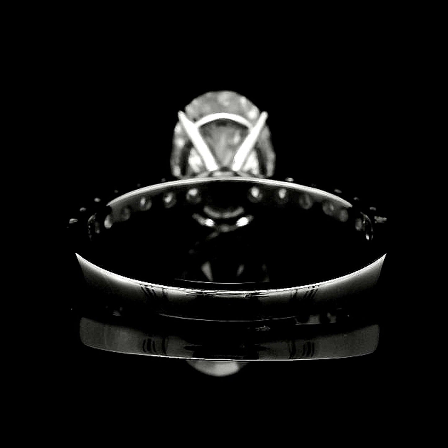 2.36 Carats Lab Grown Diamond 950 Platinum Ring