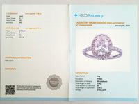2.09 Carats Lab Grown Diamond 950 Platinum Ring