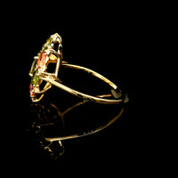 2.46 Ct Oval Tourmaline 14K Gold Ring