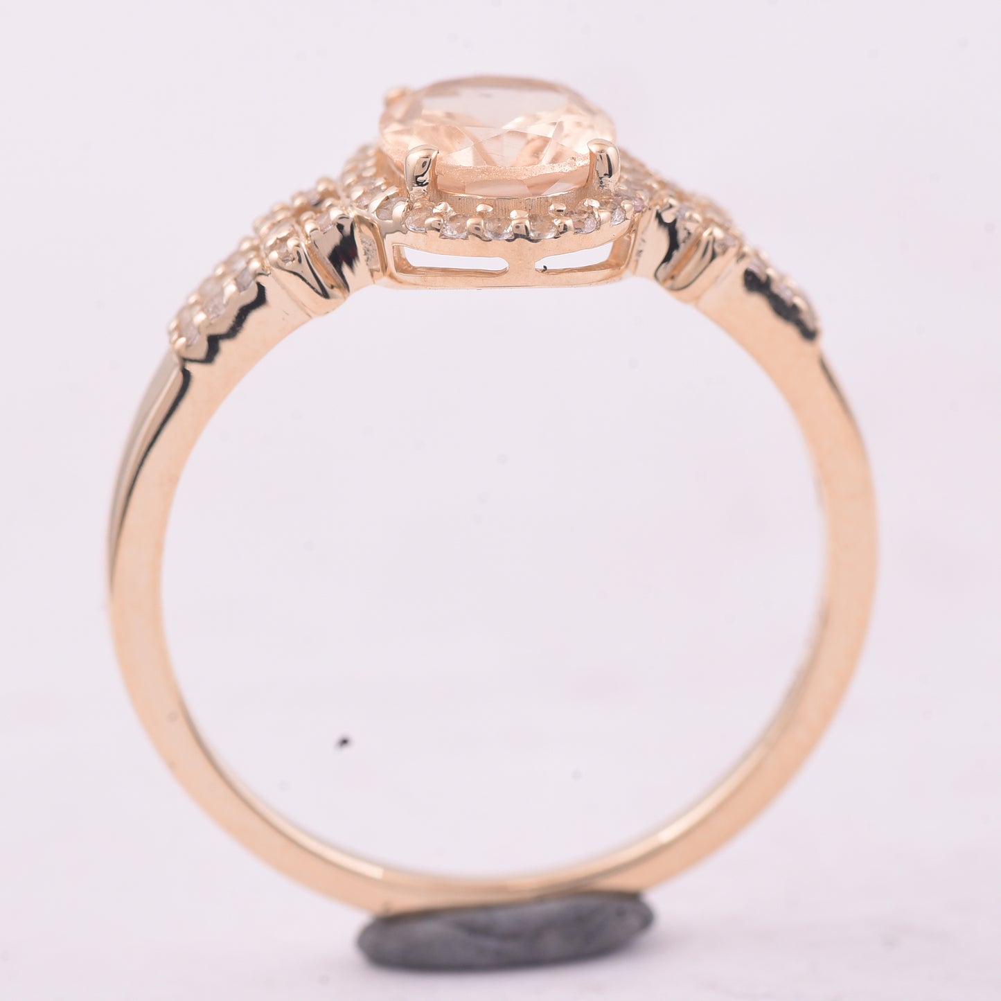 1.24 Ct Oval Tourmaline 9K Gold Ring