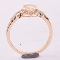 1.24 Ct Oval Tourmaline 9K Gold Ring