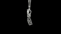 3.27 Carats Lab Grown Diamond 14K Gold Pendant