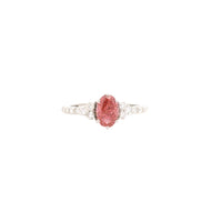 1.56 Carats Pink Lab Grown Diamond 14K Gold Ring