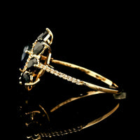 2.71 Ct Pear Sapphire 14K Gold Ring