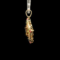 1.88 Ct Oval Tourmaline 14K Gold Pendant