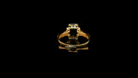 2.69 Ct Octagon Natural Aquamarine 14K Gold Ring