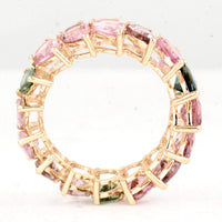 6.03 Ct Natural Tourmalines 14K Gold Ring