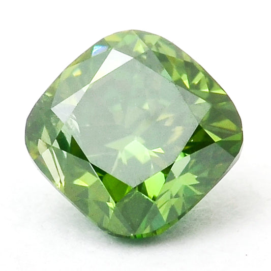 0.33 Green Diamond Cushion Loose Diamond