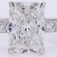 2.41 Carats Lab Grown Diamond 950 Platinum Ring