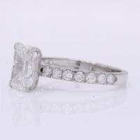 2.34 Carats Lab Grown Diamond 950 Platinum Ring
