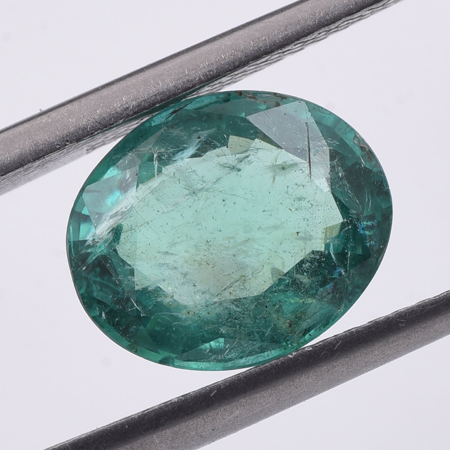 2.8 Natural Beryl Emerald Oval Mixed Cut Gemstone