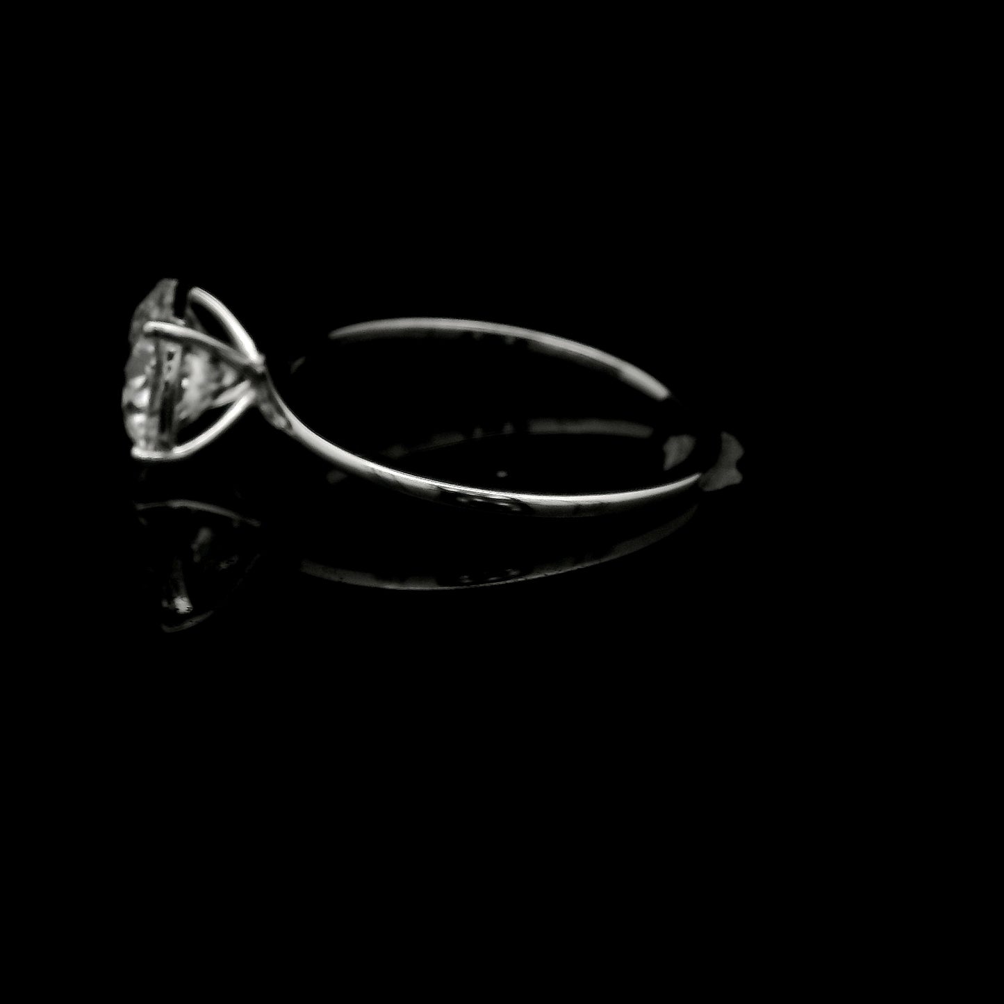 1.60 Ct Round Lab Grown Diamond 14K Gold Ring