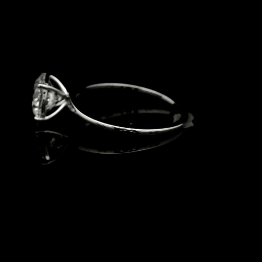 1.60 Ct Round Lab Grown Diamond 14K Gold Ring