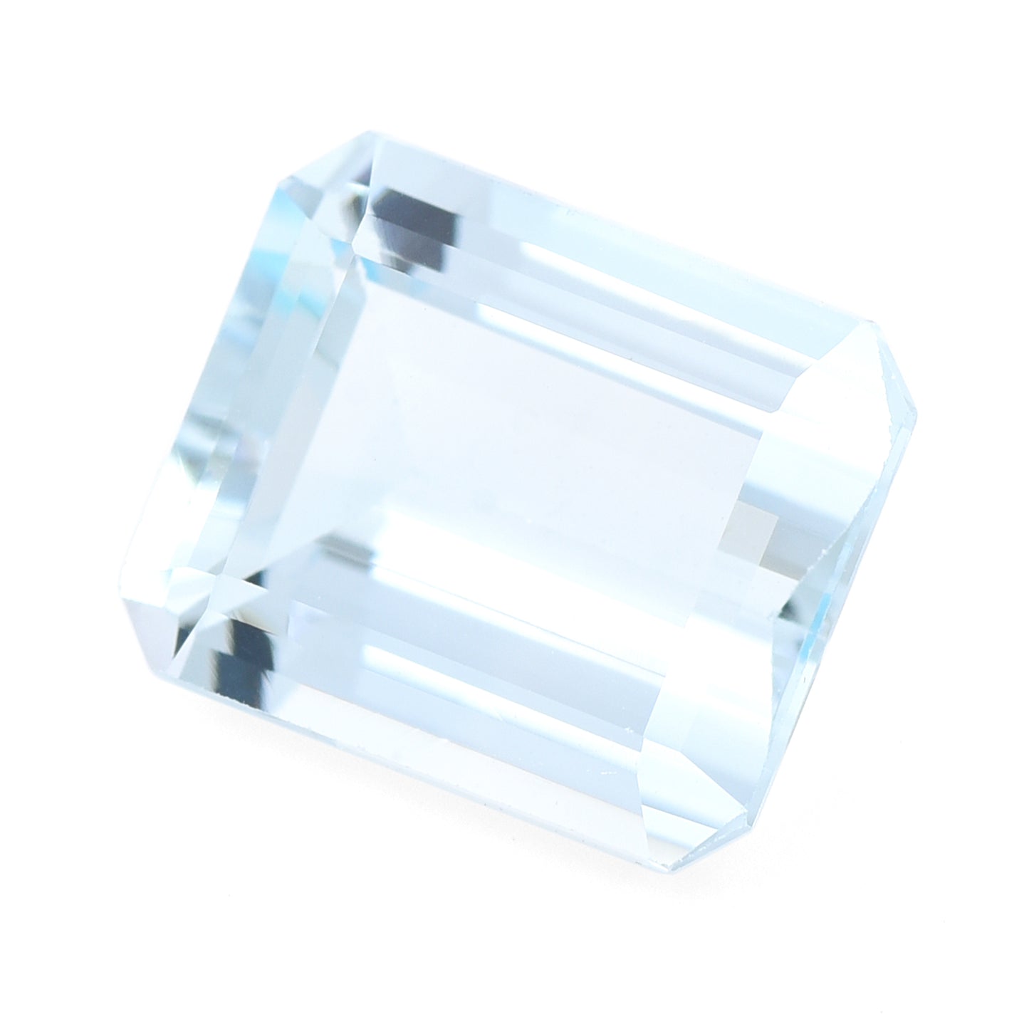 4.15 Natural Beryl Aquamarine Emerald Cut Gemstone