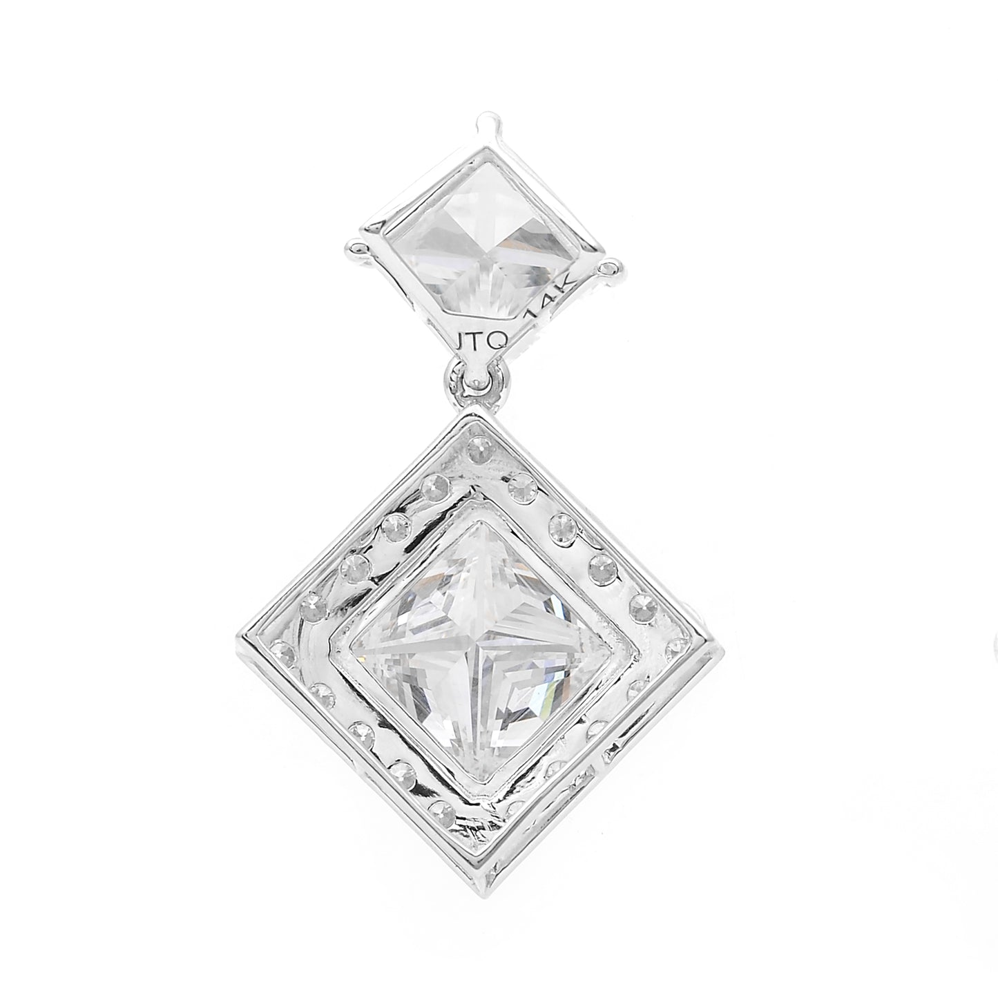 4.45 Carats Lab Grown Diamond 14K Gold Pendant