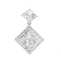 4.45 Carats Lab Grown Diamond 14K Gold Pendant