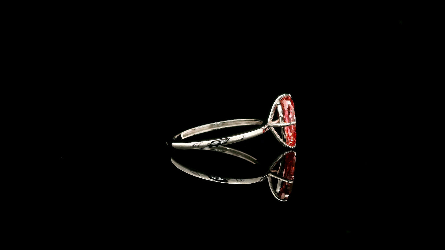 1.50 Carats Pink Lab Grown Diamond 14K Gold Ring