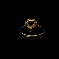 1.87 Ct Pear Mixed Cut Natural Pink Sapphire 14K Gold Ring