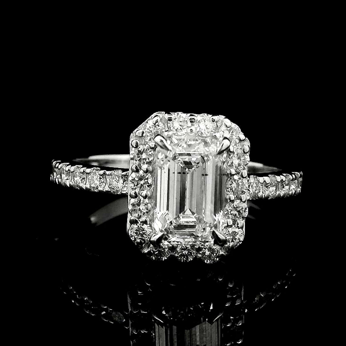 2.00 Carats Lab Grown Diamond 14K Gold Ring