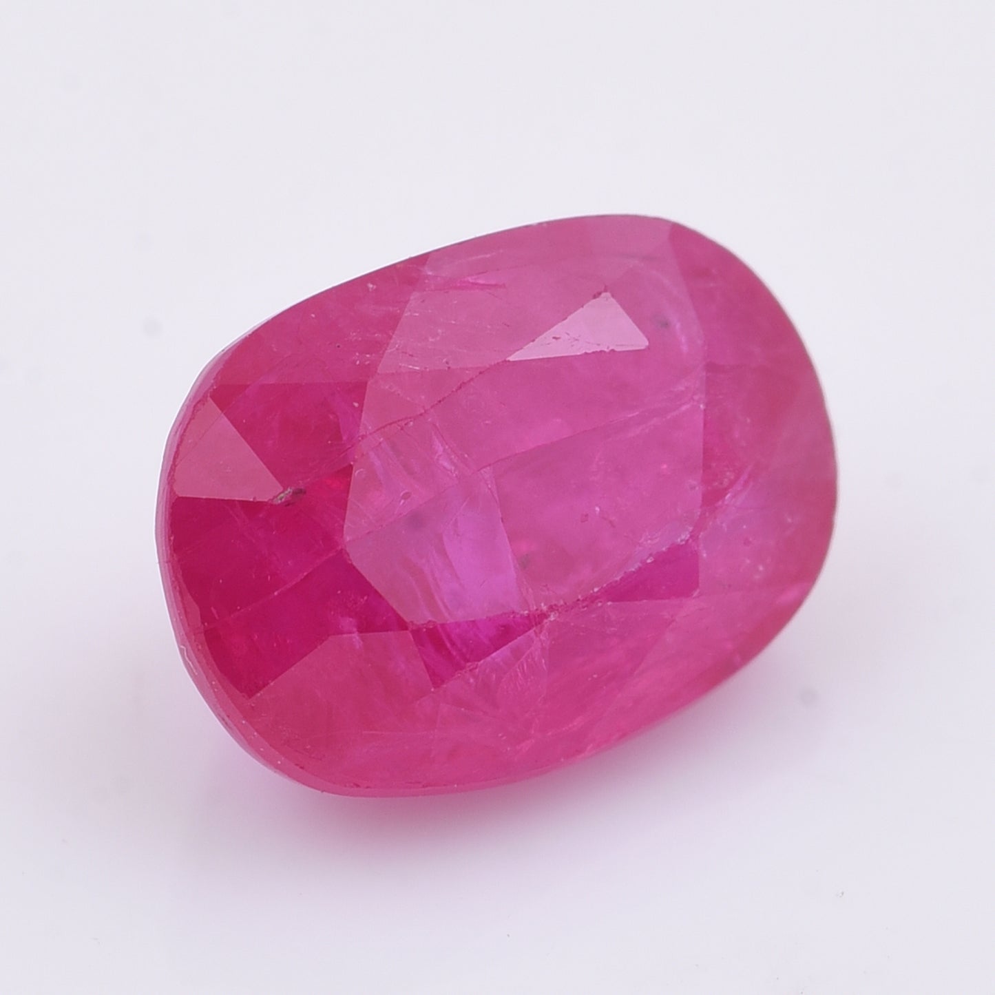 2.37 Natural Corundum Ruby Rectangular Cushion Mixed Cut Gemstone