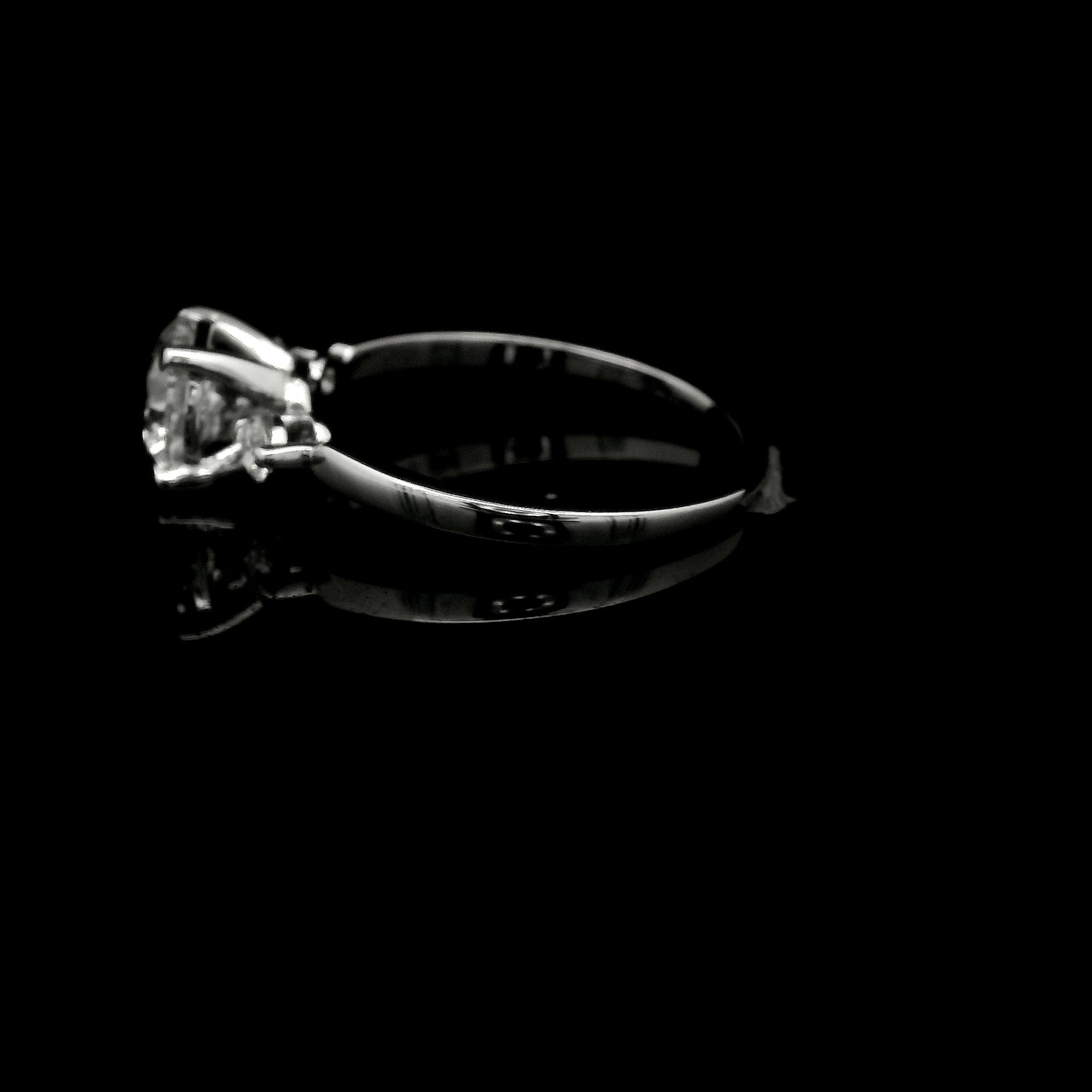 1.22 Ct Round Lab Grown Diamond 14K Gold Ring