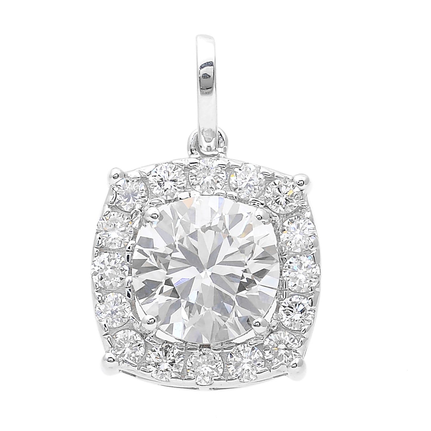 2.17 Carats Lab Grown Diamond 14K Gold Pendant
