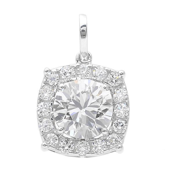 2.17 Carats Lab Grown Diamond 14K Gold Pendant