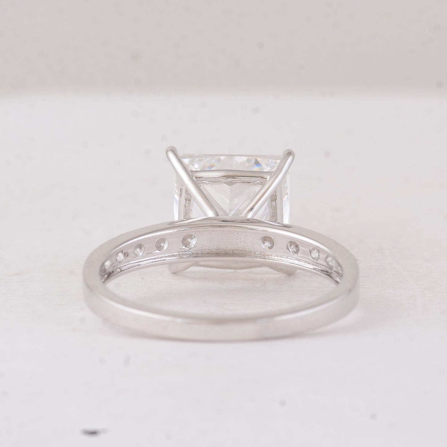 4.31 Carats Lab Grown Diamond 14K Gold Ring