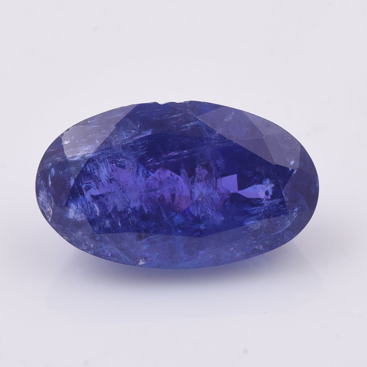 6.81 Natural Zoisite Tanzanite Oval Mixed Cut Gemstone