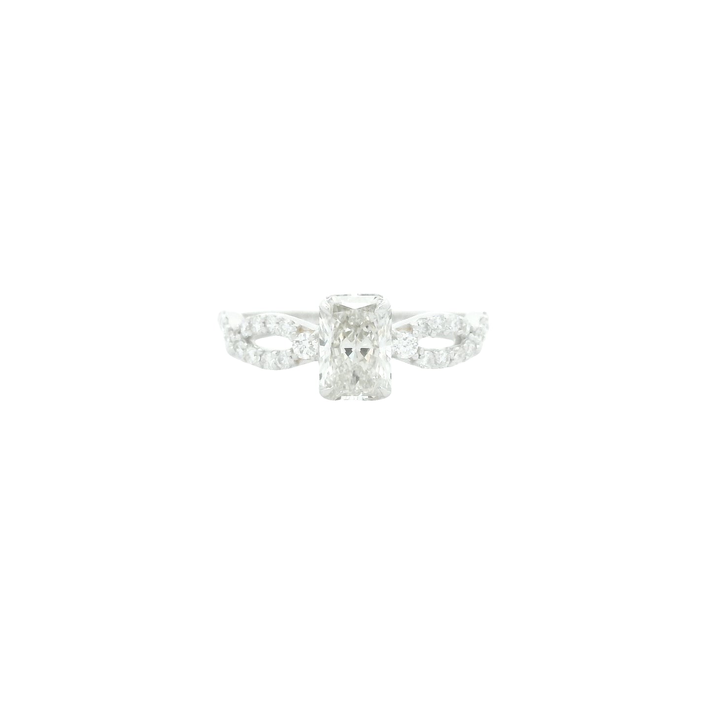 1.29 Carats Lab Grown Diamond 14K Gold Ring