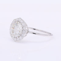 2.62 Carats Lab Grown Diamond 14K Gold Ring