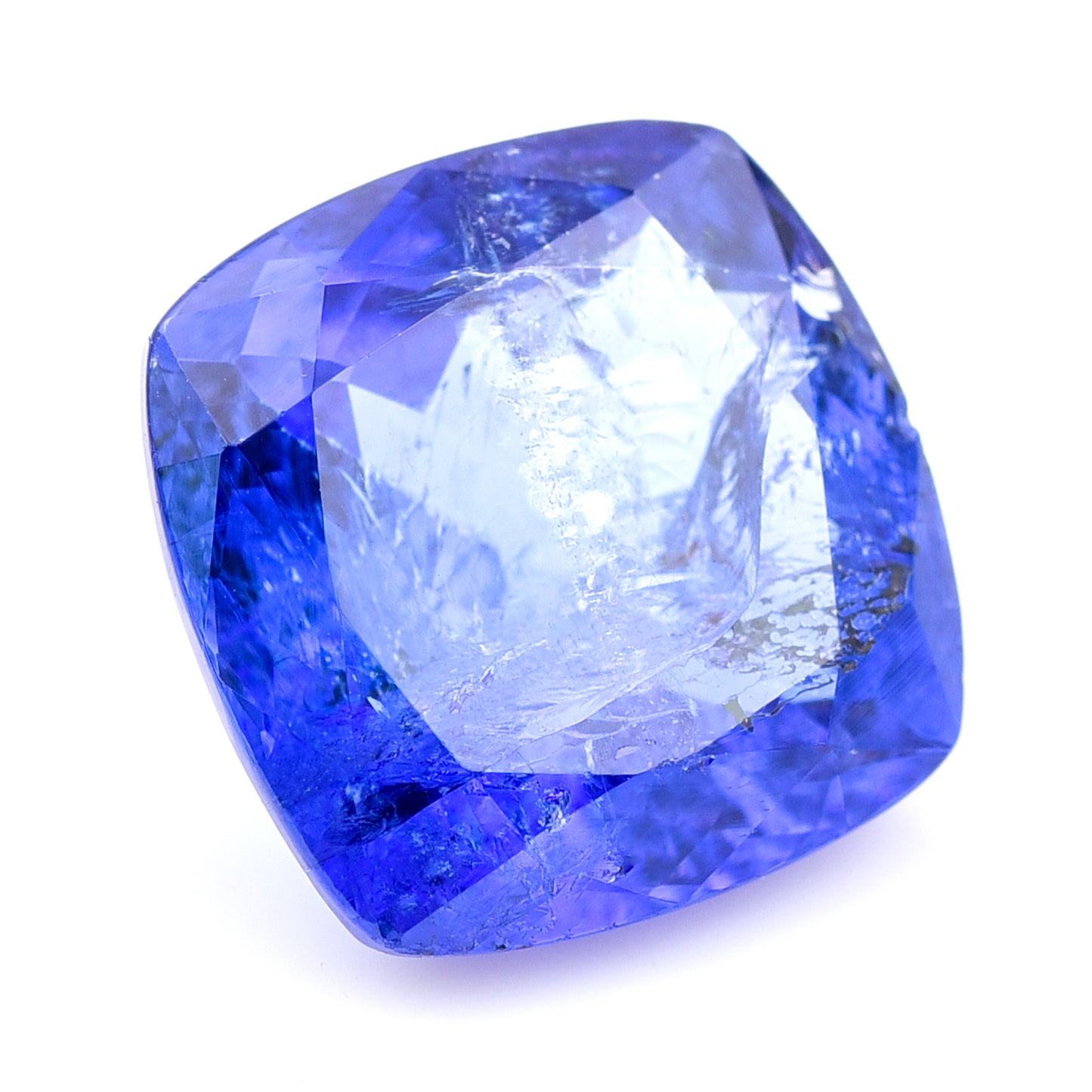8.82 Natural Zoisite Tanzanite Cushion Mixed Cut Gemstone