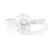 2.31 Carats Lab Grown Diamond 14K Gold Ring