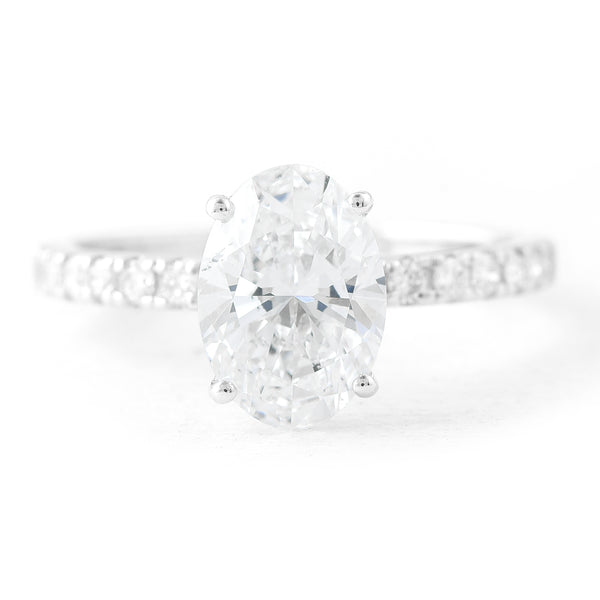 2.31 Carats Lab Grown Diamond 14K Gold Ring