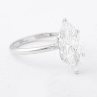 2.56 Carats Lab Grown Diamond 14K Gold Ring