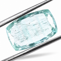 8.57 Natural Beryl Emerald Rectangular Cushion Mixed Cut Gemstone