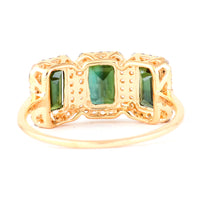 1.86 Ct Octagon Tourmaline 14K Gold Ring